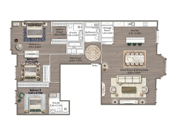 SIGNATURE RESIDENCES | APARTMENT 301 | 3 BEDROOMS+ STORAGE #Title